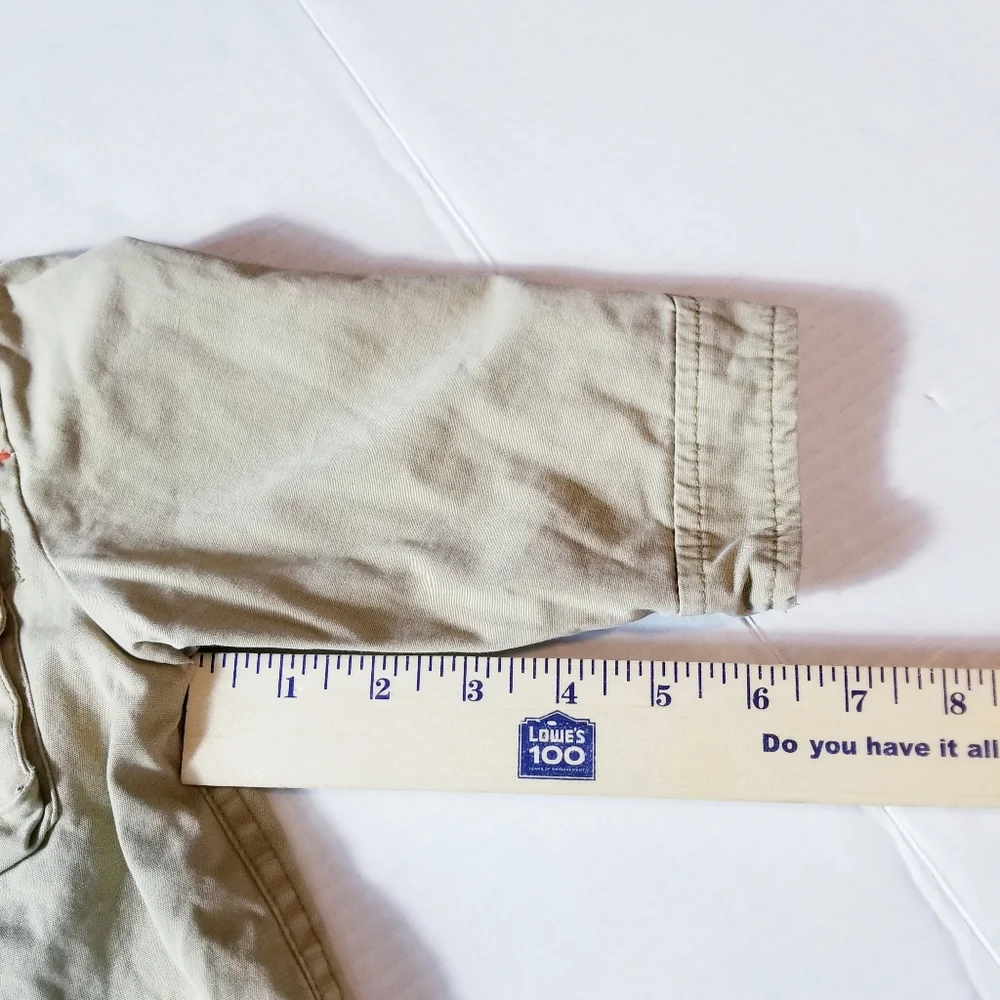 GENUINE KIDS FROM OSHKOSH TAN UTILITY JACKET SIZE 12 MONTHS